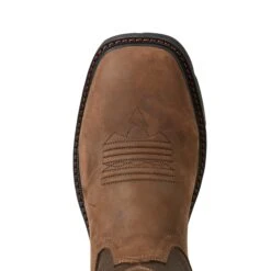 Ariat Men's Groundbreaker H2O Brown Square Toe Work Boots 10015812 9 Ariat Men's Groundbreaker H2O Brown Square Toe Work Boots 10015812 -Ariat 10015812 toe