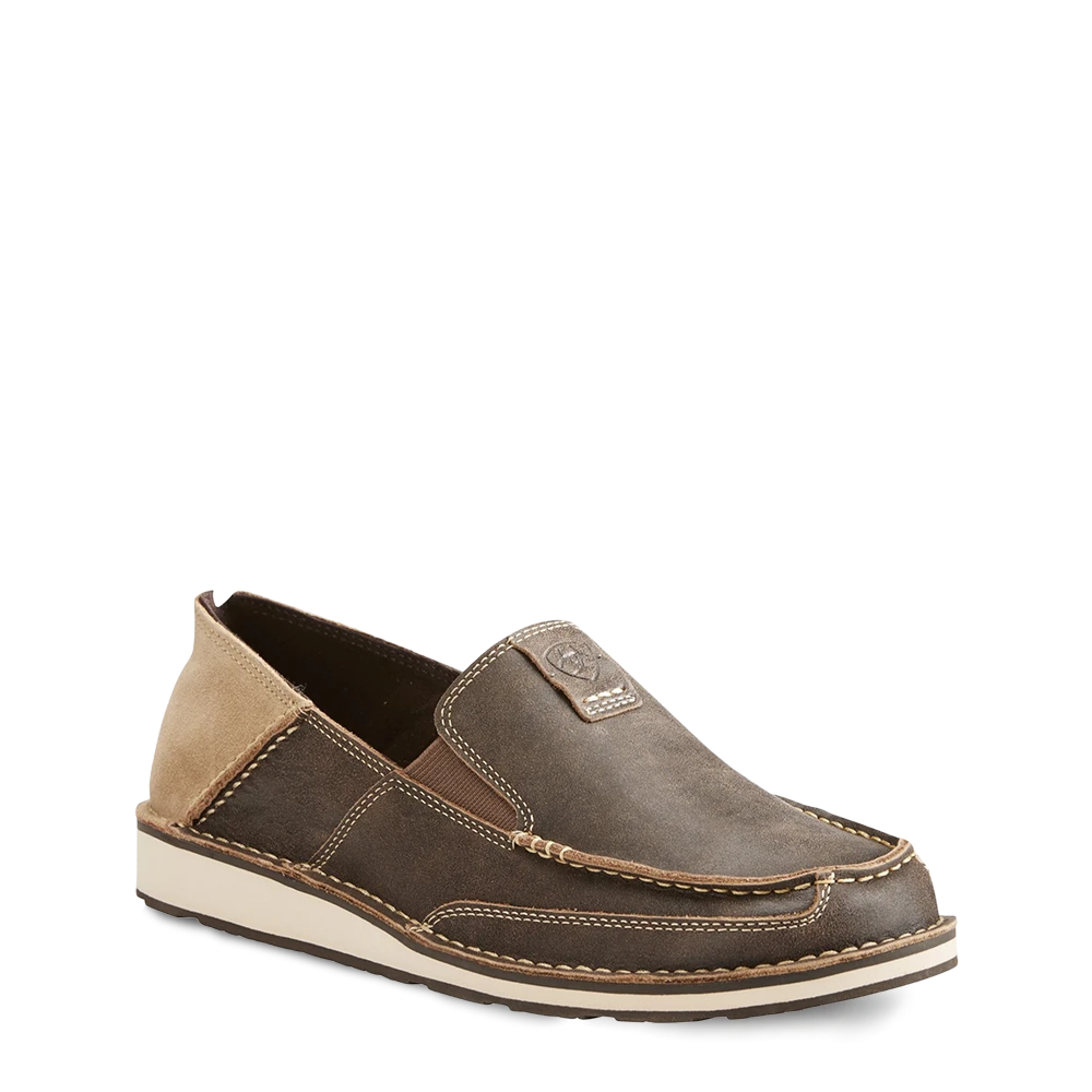 Ariat Men's Cruiser Vintage Bomber Brown Slip-On Shoes 10023208 3 Ariat Men's Cruiser Vintage Bomber Brown Slip-On Shoes 10023208