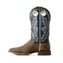 Ariat® Men's Circuit Champ Woodsmoke & Deep Azul Western Boots 10029686 11 Ariat® Men's Circuit Champ Woodsmoke & Deep Azul Western Boots 10029686 -Ariat 10029686b