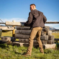 Ariat Men's M7 Rocker Stretch Grizzly Straight Whiskey Jeans 10036875 10 Ariat Men's M7 Rocker Stretch Grizzly Straight Whiskey Jeans 10036875 -Ariat 10036875 lifestyle