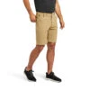 Ariat Men's Tek Incense Khaki Wash Shorts 10039804 -Ariat 10039804 front