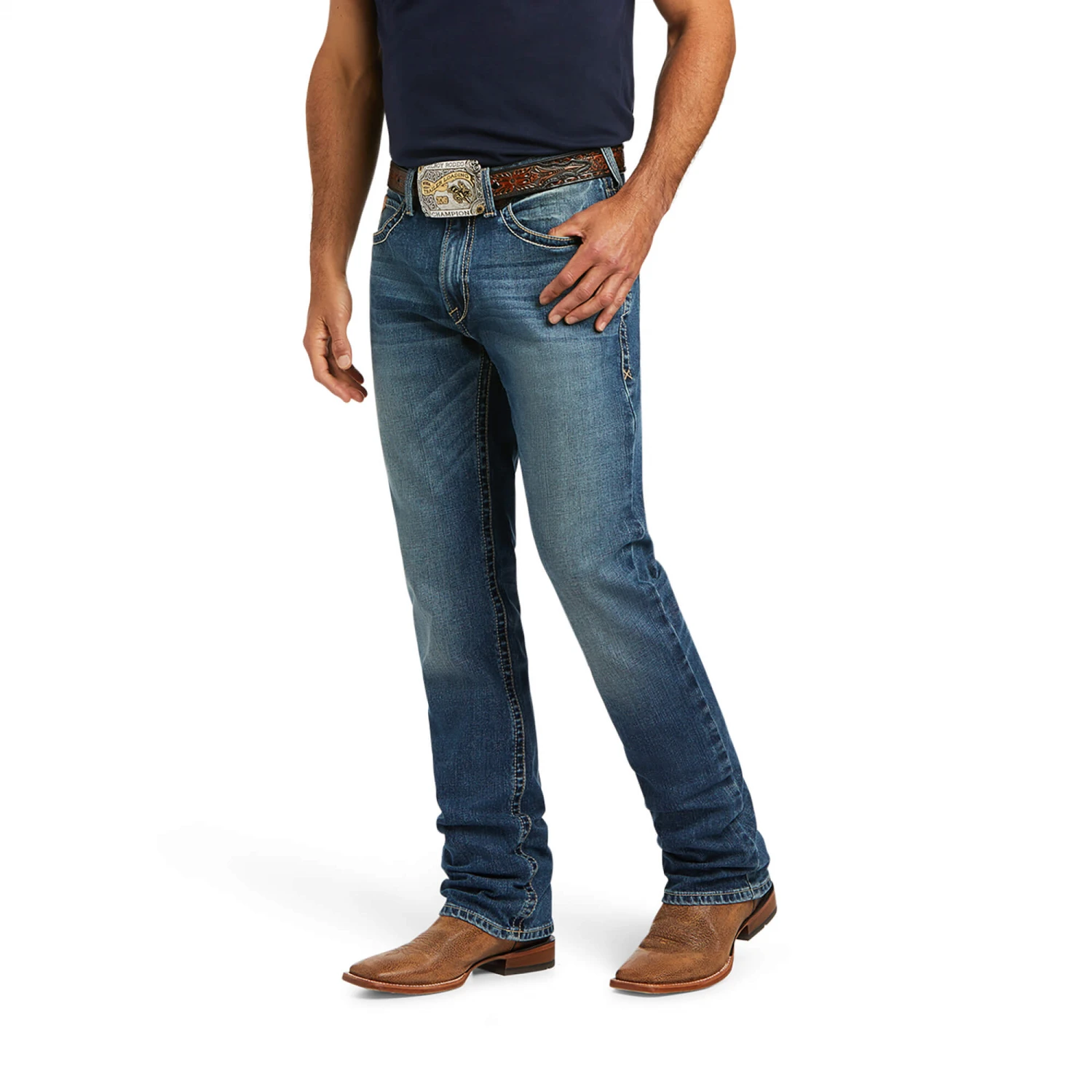 Ariat® Men's M2 Relaxed Dakota Stackable Bootcut Jeans 10040810 4 Ariat® Men's M2 Relaxed Dakota Stackable Bootcut Jeans 10040810 - Image 2