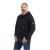 Ariat® Men's Rebar Regulator Full Zip Black Hoodie 10041492 -Ariat 10041492a