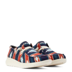 Ariat® Men's Hilo Flex Chimayo Cristo Navy Slip On Shoes 10042581 -Ariat 10042581b