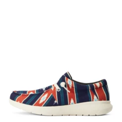 Ariat® Men's Hilo Flex Chimayo Cristo Navy Slip On Shoes 10042581 -Ariat 10042581f