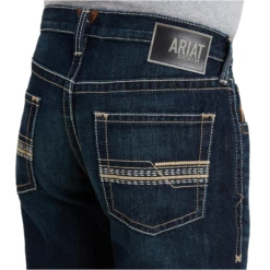 Ariat® Men's M5 Roadhouse Dark Wash Straight Leg Jeans 10043189 -Ariat 10043189d