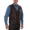 Scully Men's Rugged Lamb Brown Vest 1012-73 2 Scully Men's Rugged Lamb Brown Vest 1012-73 -Ariat 1012 73