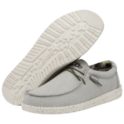 Hey Dude Men's Wally Sox Fog Shoes 110353080 -Ariat 110353080 WALLY SOX FOG LEFT 3 1