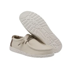 Hey Dude® Men's Wally Stretch Ivory Shoes 110380112 -Ariat 110380112b