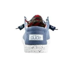 Hey Dude Men's Wally Stretch Blue Shoes 110382600 -Ariat 110382600 WALLY STRETCH BLUE 05