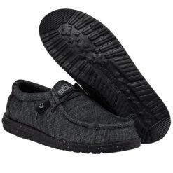 Hey Dude Men's Wally Stretch Midnight Bunker Shoes 110384770 -Ariat 110384770 WALLY STRETCH MIDNIGHT BUNKER 3