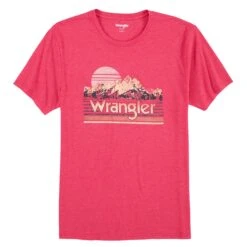 Wrangler Men's Logo Red Heather Graphic T-Shirt 112315023 -Ariat 112315023 LF01 SWLL PRD