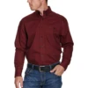 Wrangler® Men's Classic Diamond Floral Red Button Down Shirt 112318493 -Ariat 112318493Bwrangler