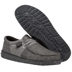 Hey Dude Men's Wally Tri Cinder Block Shoes 112503337 9 Hey Dude Men's Wally Tri Cinder Block Shoes 112503337 -Ariat 112503337 WALLY TRI CINDER BLOCK LEFT 31