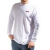 Kimes Ranch Men's KR2 Long Sleeve White Performance Shirt KR2-WHT -Ariat 123936 DEFAULT l