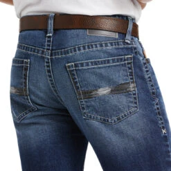 Ariat® Men's M4 Vaquero Low Rise Stretch Boot Cut Jeans 10037970 -Ariat 1280 A4j70GS4URv0
