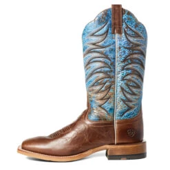Ariat Men's Firecatcher Well Brown & Blue Lake Leather Boots 10035952 -Ariat 1280 URog3c7eV458