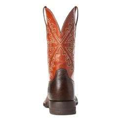 Ariat Men's Qualifier Wicker & Orange Boom Boots 10035900 -Ariat 1280 gPIk14Mr2Kq0