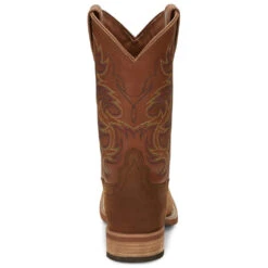 Justin Men's Cowman Cognac Brown Western Boots 7314 -Ariat 2000292197 235 P4