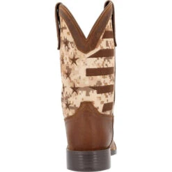 Durango Men's Brown Flag Pattern 11" Western Boots DDB0397 -Ariat 20210623094852 ee6d154f me