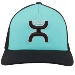 Hooey Men's "Coach" Turquoise And Black Hat 2112TQBK -Ariat 2112TQBK01 1000x1000 aede8fcd 6055 4d8d b3b0 dbe57672f129