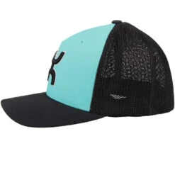 Hooey Men's "Coach" Turquoise And Black Hat 2112TQBK -Ariat 2112TQBK05 1000x1000 2e289bab dc39 4672 ba4b 01d22e8c3383