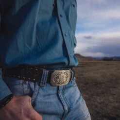 Montana Silversmiths® Gunmetal Western Celtic Knot Buckle 33210MA -Ariat 33210MA mod