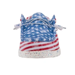Hey Dude® Men's Wally Patriotic Stars & Stripes Casual Shoes 40001-9C8 -Ariat 40001 9C8 2
