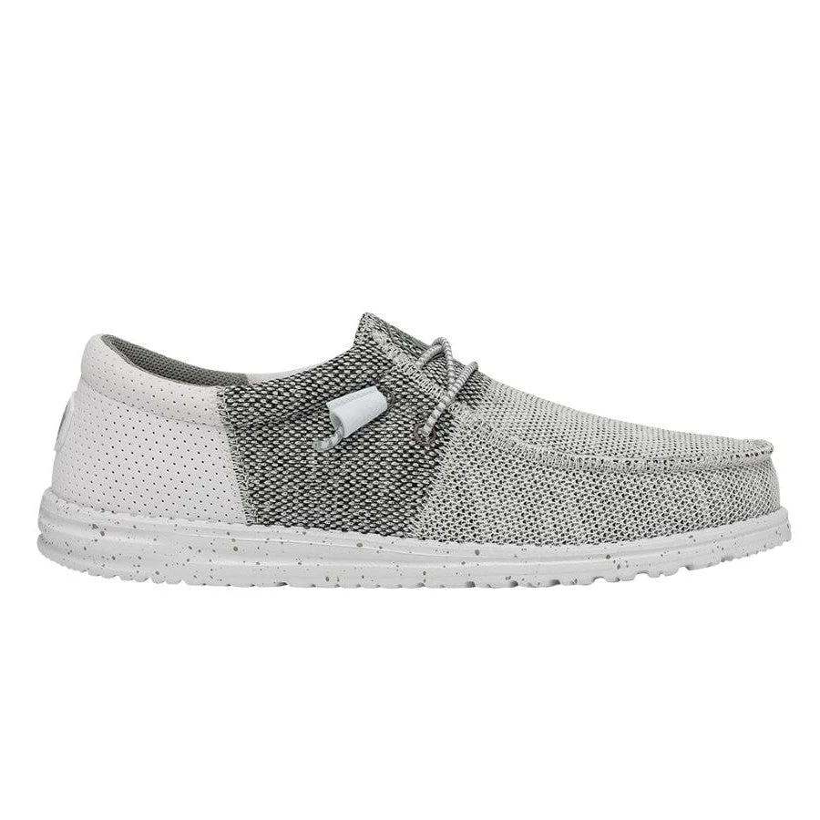 Hey Dude Men's Wally Tri Stone White Slip On Shoes 40037-1KA 6 Hey Dude Men's Wally Tri Stone White Slip On Shoes 40037-1KA - Image 4