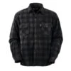 Outback Trading Company Men's Charcoal Plaid Big Shirt 4268-CHR -Ariat 4268 CHR FRONT