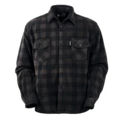 Outback Trading Company Men's Charcoal Plaid Big Shirt 4268-CHR