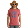 Rock & Roll Cowboy Men's Dale Brisby Graphic Red T-Shirt RRMT21RZMB-65 1 Rock & Roll Cowboy Men's Dale Brisby Graphic Red T-Shirt RRMT21RZMB-65 -Ariat 5456465446