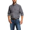 Ariat® Men's FR Featherlight Gunmetal Grey Work Shirt 10025429 1 Ariat® Men's FR Featherlight Gunmetal Grey Work Shirt 10025429 -Ariat 57 083af501 aecf 43f6 bd0c 95ed208c6f1b