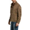 Ariat® Men's Caldwell Logo Fossil Brown Zip-Up Sweater Jacket 10033022 -Ariat 57 1cc8eb90 4026 44ed 9089 52bdee6715d4