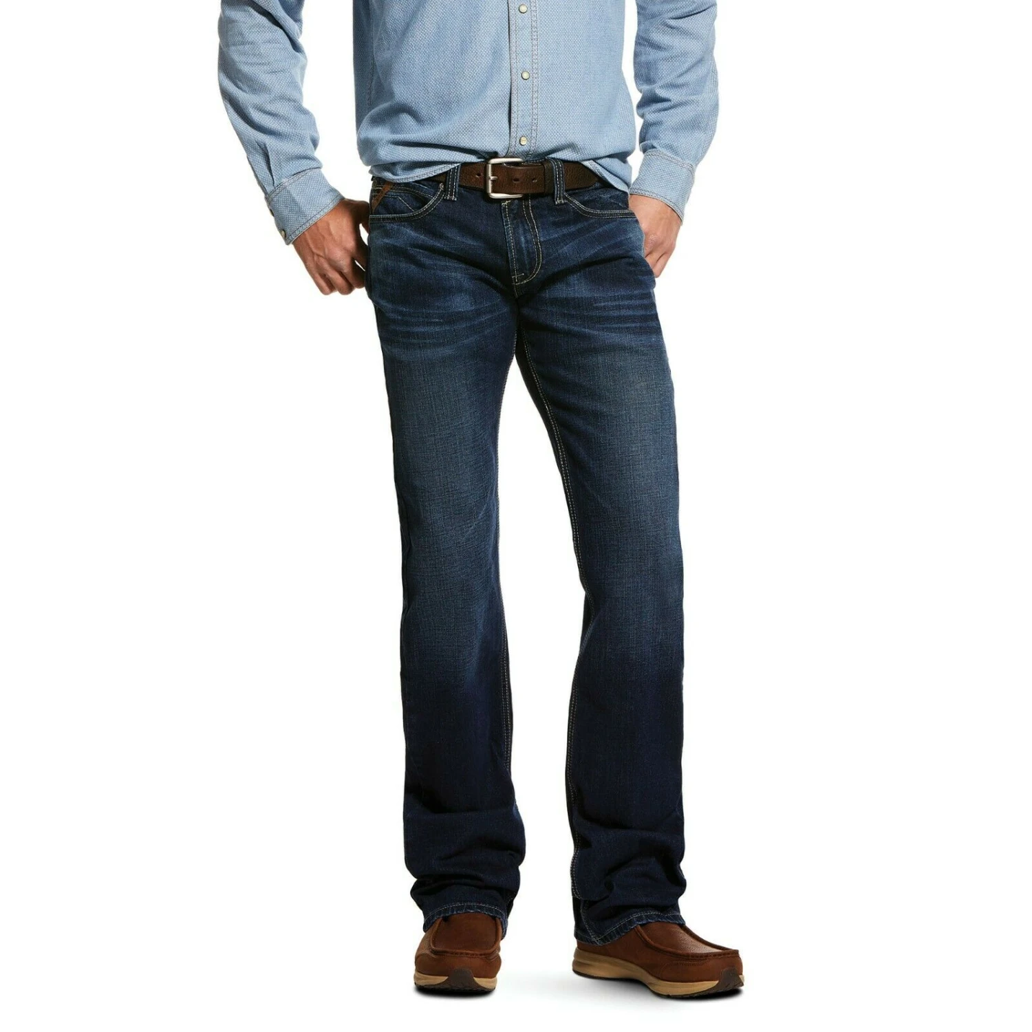 Ariat® Men's M7 Rocker Stretch Montecito Straight Leg Jeans 10030276 4 Ariat® Men's M7 Rocker Stretch Montecito Straight Leg Jeans 10030276 - Image 2