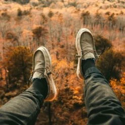 Hey Dude Men's Wally Canvas Nut Shoes 110061600 -Ariat 57 40987328 dd9a 427e 80d4 c65af10a15d5