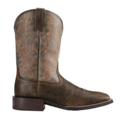 Ariat Men's Sport Western Brooklyn Brown/Ashes Boots 10019958 -Ariat 57 633eeb8d e3ed 4374 9a30 f4db420f6492