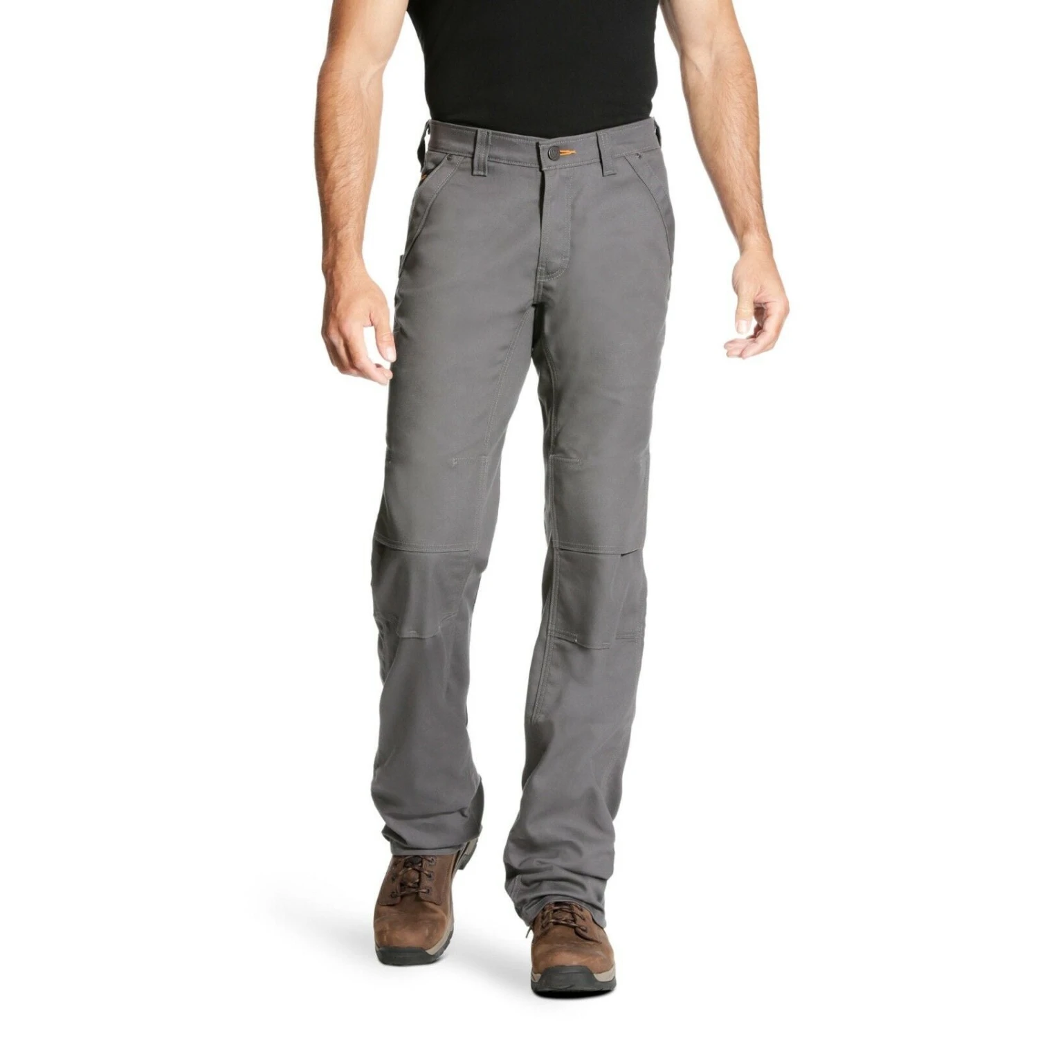 Ariat® Men's Rebar M4 DuraStretch Canvas Grey Utility Pants 10023476 4 Ariat® Men's Rebar M4 DuraStretch Canvas Grey Utility Pants 10023476 - Image 2