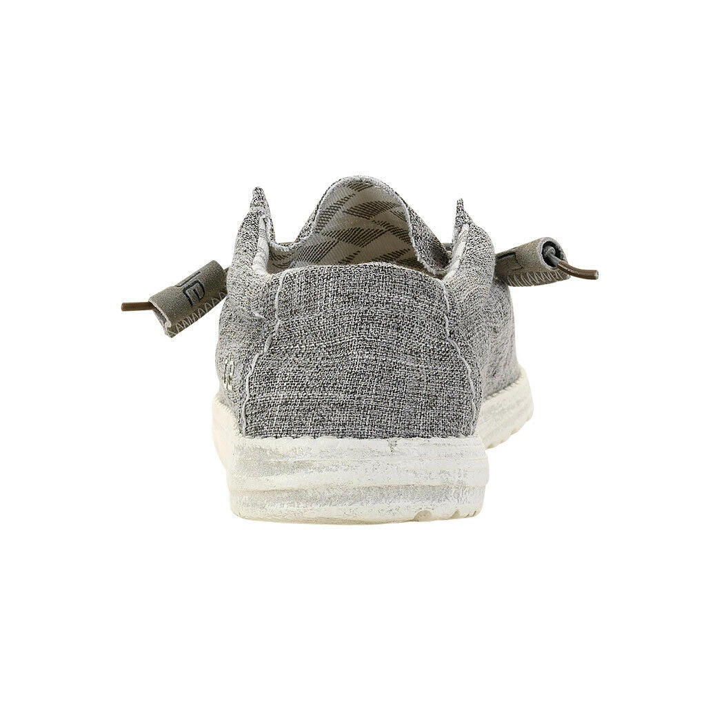 Hey Dude Men's Wally Canvas Linen Iron Shoe 110793901 8 Hey Dude Men's Wally Canvas Linen Iron Shoe 110793901 - Image 6