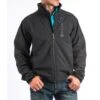 Cinch Men's Black Solid Bonded Jacket MWJ1009000 -Ariat 57 714b6956 ae5f 4b24 b320 93f1d2eecbd5