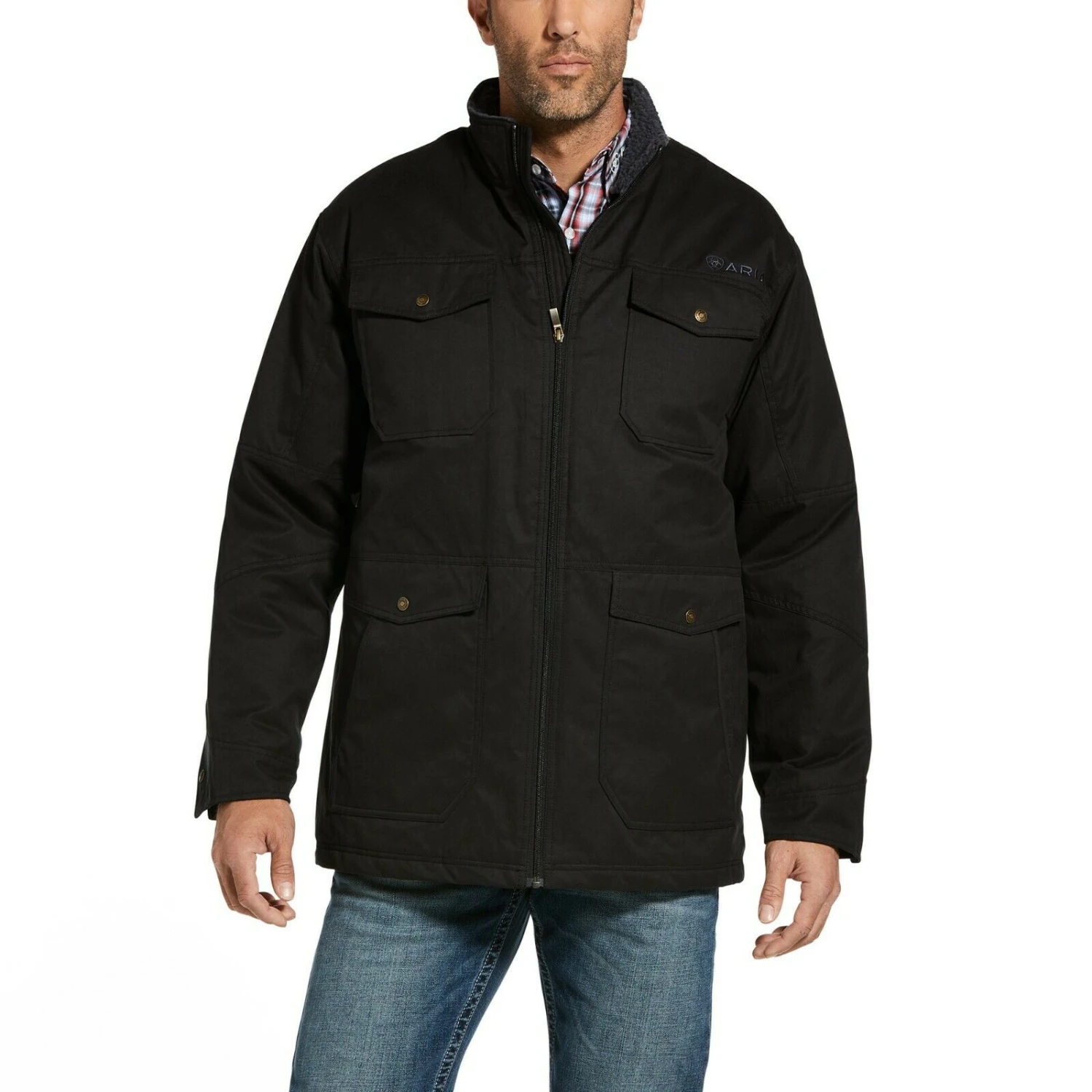 Ariat® Men's Grizzly Field Black Concealed Carry Jacket 10032896 3 Ariat® Men's Grizzly Field Black Concealed Carry Jacket 10032896
