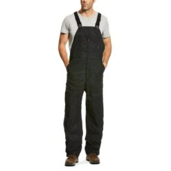 Ariat® Men's FR 2.0 Black Insulated Overall Bib 10023457