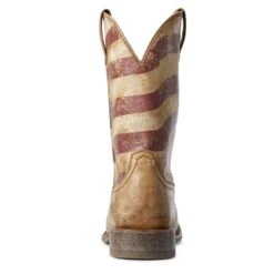 Ariat® Men's Distressed Brown And Flag Circuit Proud Boots 10031513 -Ariat 57 8bb11e0b d884 410e b4d8 16349fc523b5