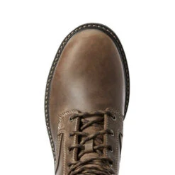 Ariat® Men's Brown Groundbreaker 6" Steel Toe Boot 10031418 -Ariat 57 92f91a9e 56af 4ade 881c 39328d2bc394