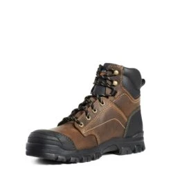 Ariat® Men's Treadfast 6" Steel Toe Brown Leather Work Boots 10034671 -Ariat 57 ac7b4538 c8ba 4419 80a5 f054ff6246f5