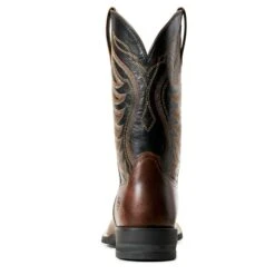 Ariat Men's Red Brown & Black AMOS Hand Stand Boot 10029689 -Ariat 57 aeb6c345 2728 4ea9 a826 b6010ad63135