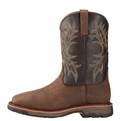 Ariat® Men's Workhog H2O Bruin Brown/Coffee Waterproof Boot 10017436 -Ariat 57 fa03e6a8 f331 4477 875d 3856eb39161a