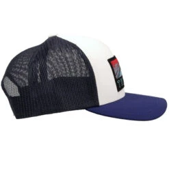 Hooey "Habitat" 5- Panel White & Navy Trucker Snapback Hat 6012T-WHNV -Ariat 6012T WHNV06 800x 877c4b58 662a 49ee 9a4f 547d5c8aa388