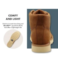 Wrangler Men's 6" Lace-Up Rugged Brown Wedge Work Boots KMQ0004 -Ariat 61xmNFqfdIL. AC UL1500