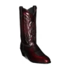 Abilene Men's Square Dress Toe Black Cherry Cowhide Leather Boots 6469 -Ariat 6469